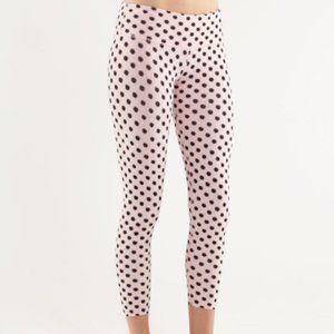 Lululemon Wunder Under Crop Polka Dot Leggings